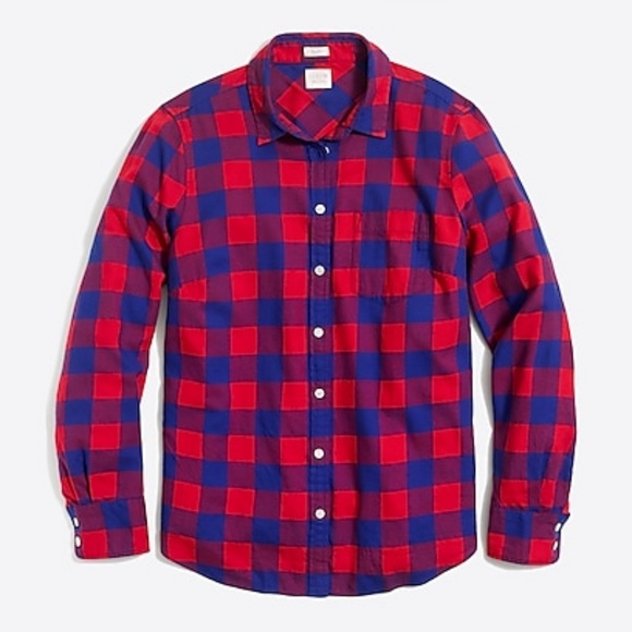 J. Crew Tops - J. Crew Flannel Shirt
